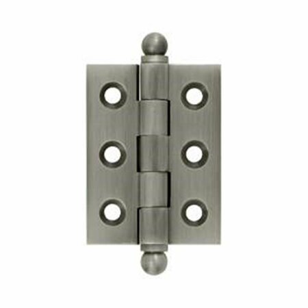 PATIOPLUS 2 x 1.5 in. Hinge with Ball Tips- Antique Nickel - Solid PA3838810
